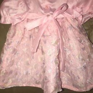 BT Kids Pink butterfly dress size 18 months